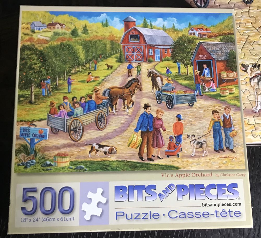 Vic’s Apple Orchard -SOLD - Bits & Pieces puzzle collectible [Barcode 192949053053] - Main Image 4