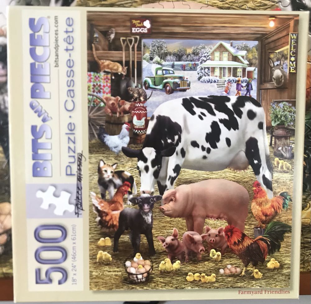 Farmyard Friendlies - Bits & Pieces 🇺🇸 puzzle collectible [Barcode 192949046482] - Main Image 2