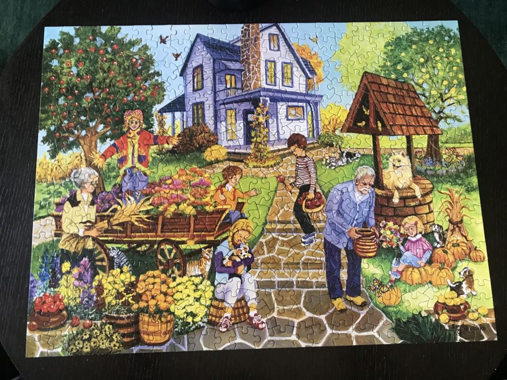 Decorating for Fall 🍂🍁 - Bits And Pieces puzzle collectible [Barcode 192949037817] - Main Image 2