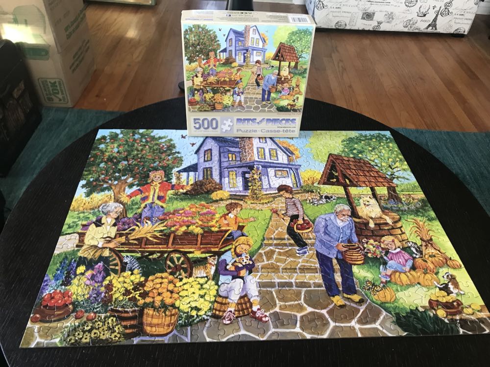 Decorating for Fall 🍂🍁 - Bits And Pieces puzzle collectible [Barcode 192949037817] - Main Image 3