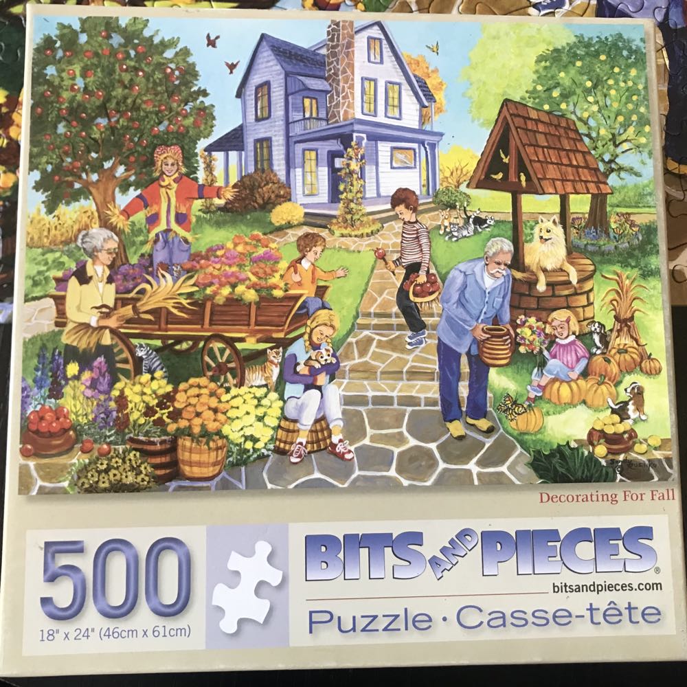 Decorating for Fall 🍂🍁 - Bits And Pieces puzzle collectible [Barcode 192949037817] - Main Image 4