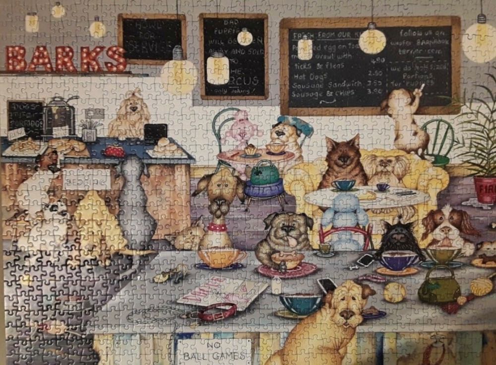 Barks Cafe - Gibsons puzzle collectible [Barcode 5012269061826] - Main Image 3