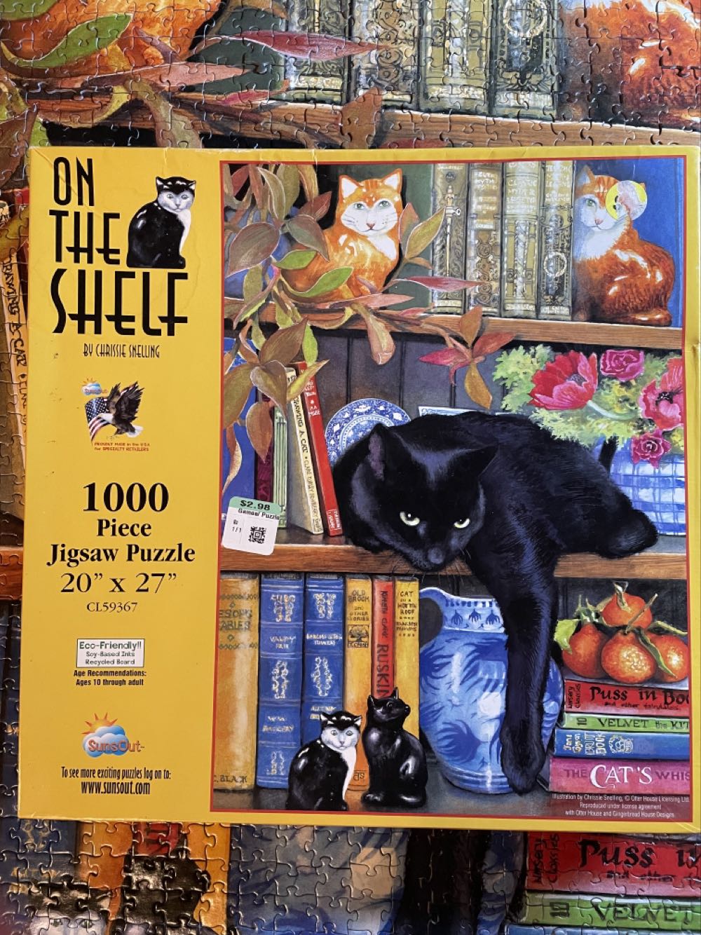 On The Shelf 🔴 - SunsOut 🇺🇸 puzzle collectible [Barcode 796780593671] - Main Image 2