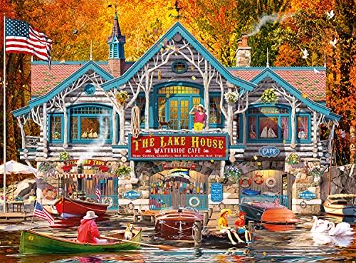 Retreat At The Lake - Buffalo puzzle collectible [Barcode 079346119448] - Main Image 1