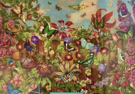Butterfly Garden - WHSMITH puzzle collectible [Barcode 5013872029265] - Main Image 2