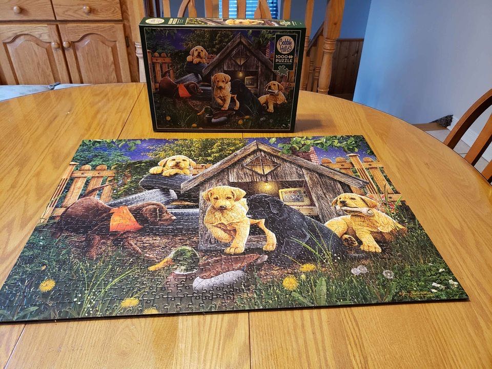 In The Doghouse - Cobble Hill puzzle collectible [Barcode 625012802710] - Main Image 2