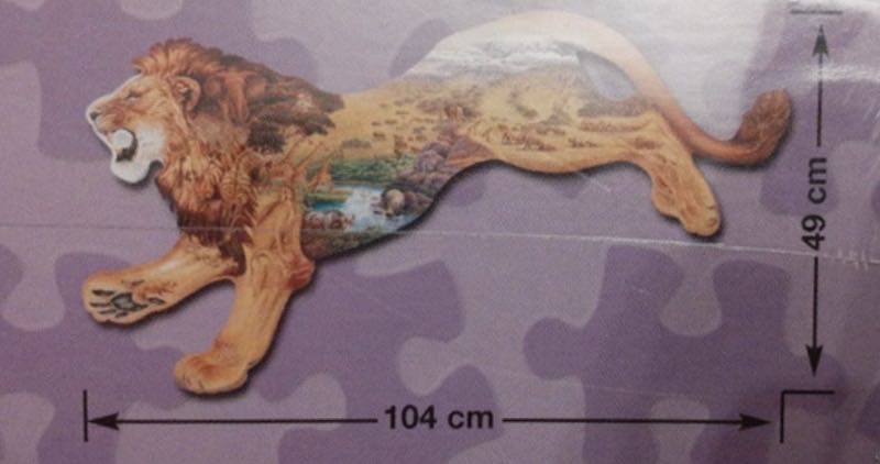 Silhouette Lion - Ravensburger puzzle collectible [Barcode 4047601901875] - Main Image 2