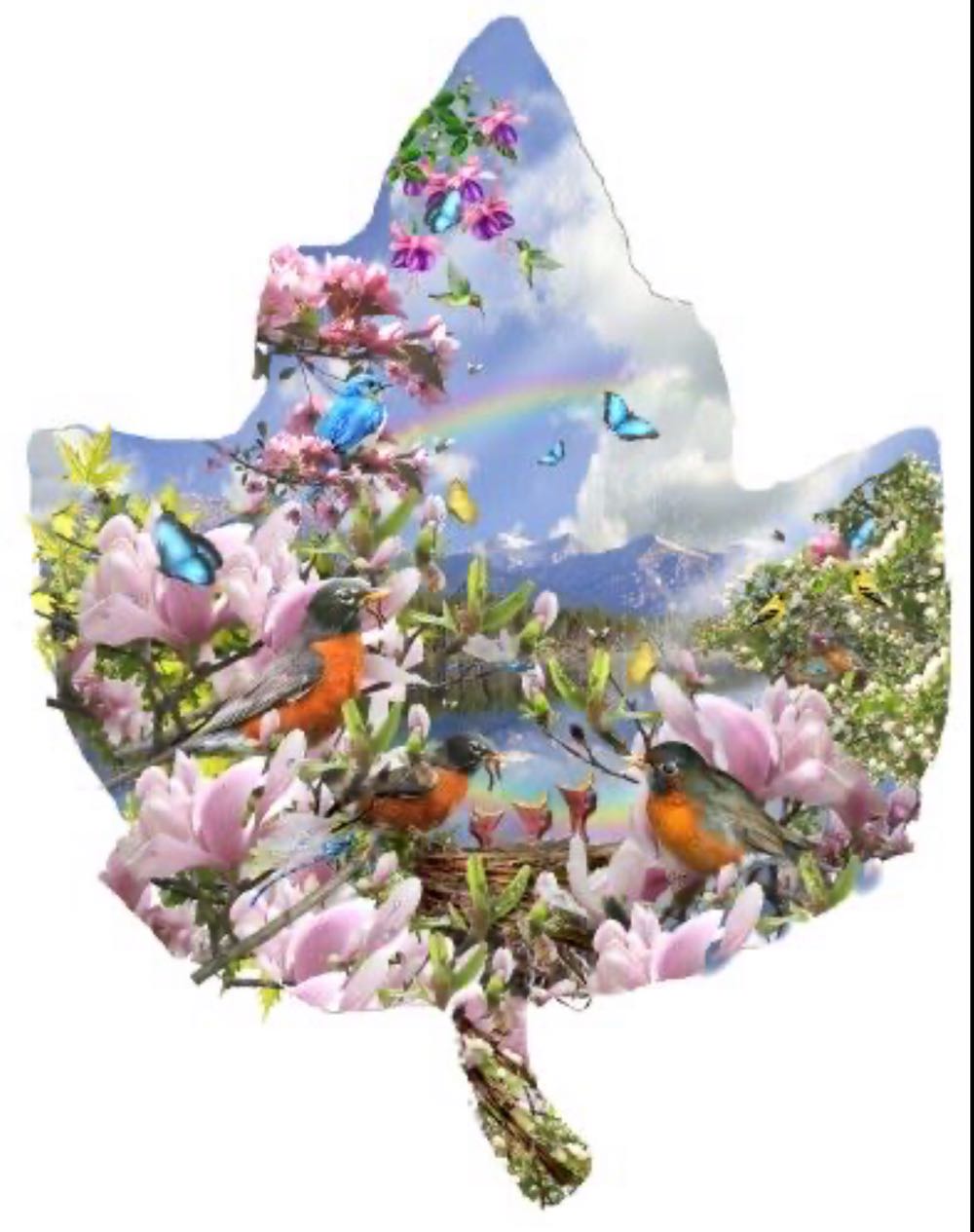 Signs Of Spring Jenn - SunsOut puzzle collectible [Barcode 796780952829] - Main Image 2