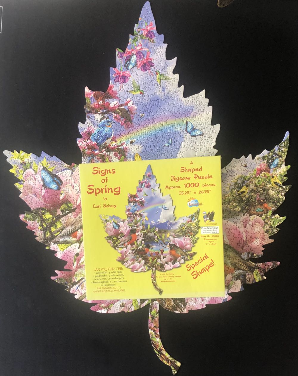 Signs Of Spring Jenn - SunsOut puzzle collectible [Barcode 796780952829] - Main Image 4