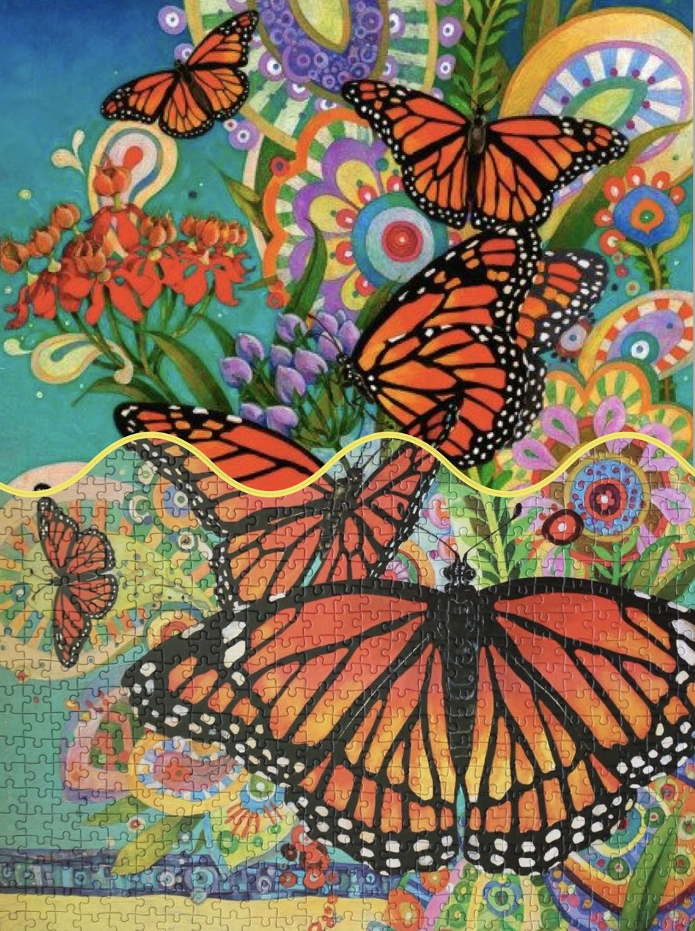 Monarch Madness - Castorland puzzle collectible [Barcode 5904438103492] - Main Image 4