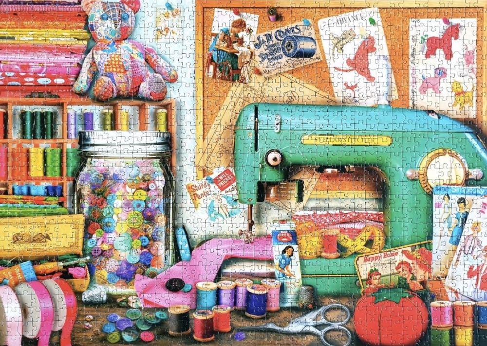 Sewing Corner - Educa puzzle collectible [Barcode 8412668176607] - Main Image 3