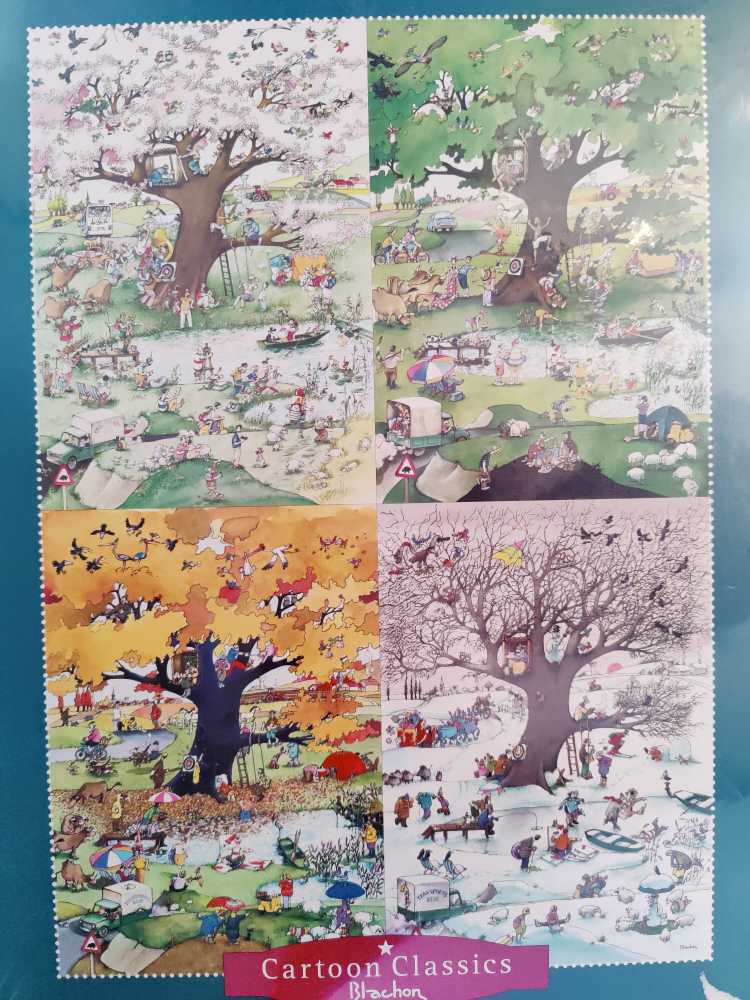 4 Seasons Puzzle - Heye Puzzle puzzle collectible [Barcode 4001689298739] - Main Image 3