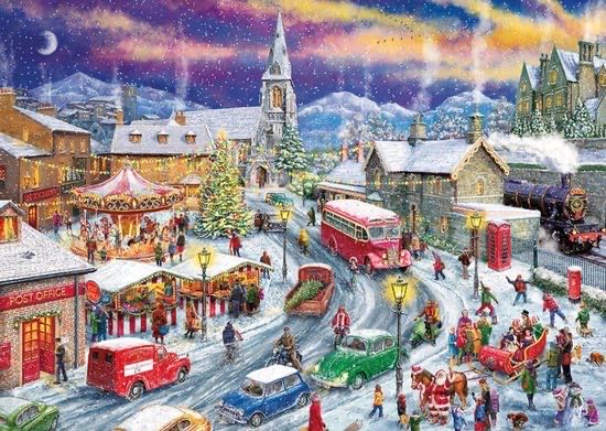 G2018 Driving Home For Christmas Limited Edition - Gibsons puzzle collectible [Barcode 5012269020182] - Main Image 2