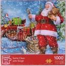 Santa Claus With Sleigh - Corner Piece puzzle collectible [Barcode 5052089287419] - Main Image 1