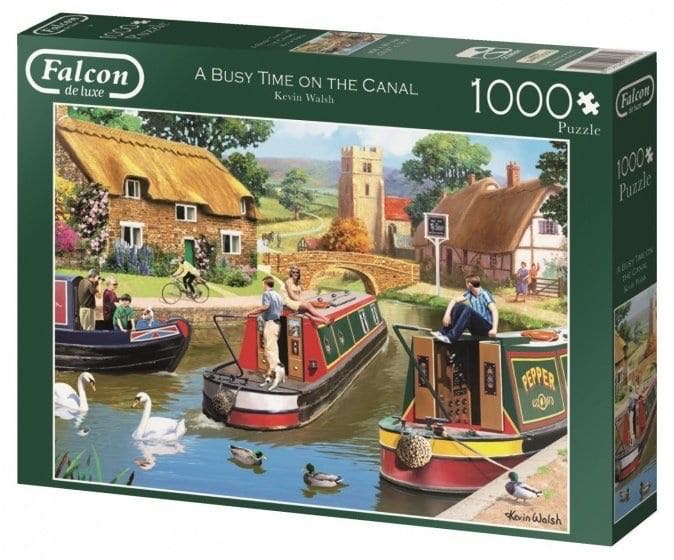 A Busy Time On The Canal - Falcon de luxe puzzle collectible [Barcode 8710126111079] - Main Image 4