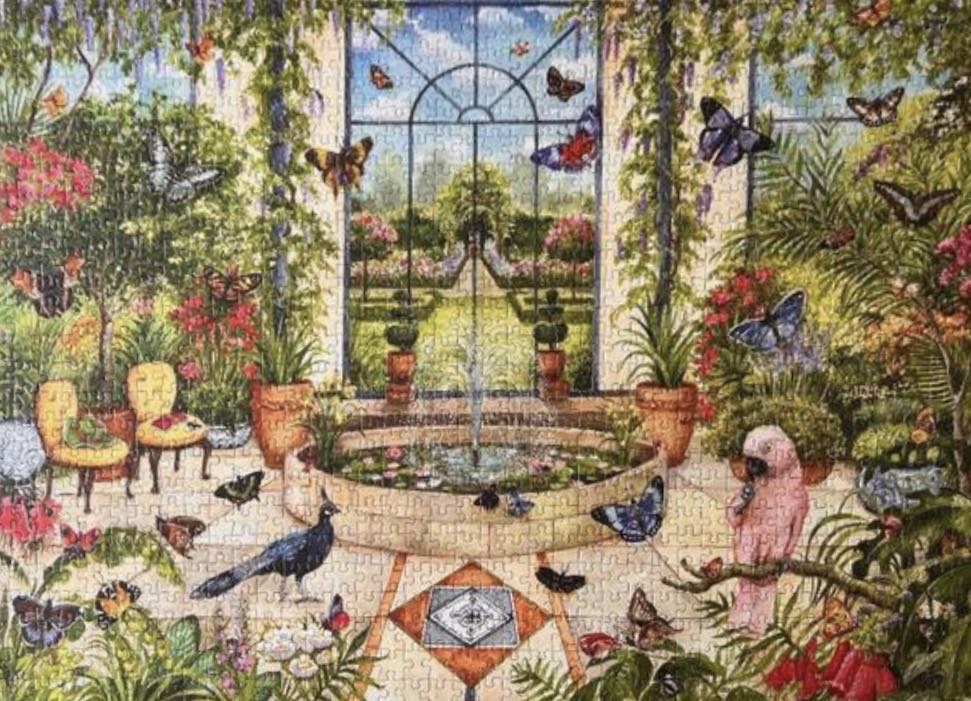Butterfly Conservatory 🐦 - Falcon de luxe puzzle collectible [Barcode 8710126112557] - Main Image 3