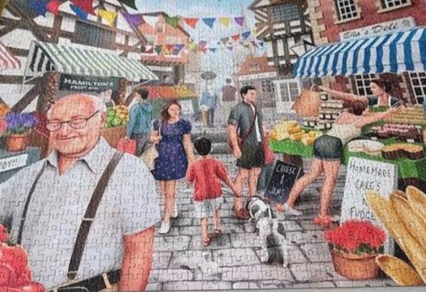 Market Day - Falcon de luxe puzzle collectible [Barcode 8710126111116] - Main Image 3