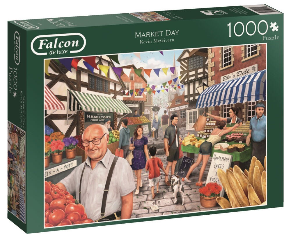 Market Day - Falcon de luxe puzzle collectible [Barcode 8710126111116] - Main Image 4
