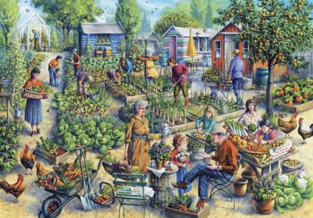 Green Street Gardens - Falcon de luxe puzzle collectible [Barcode 8710126110812] - Main Image 2