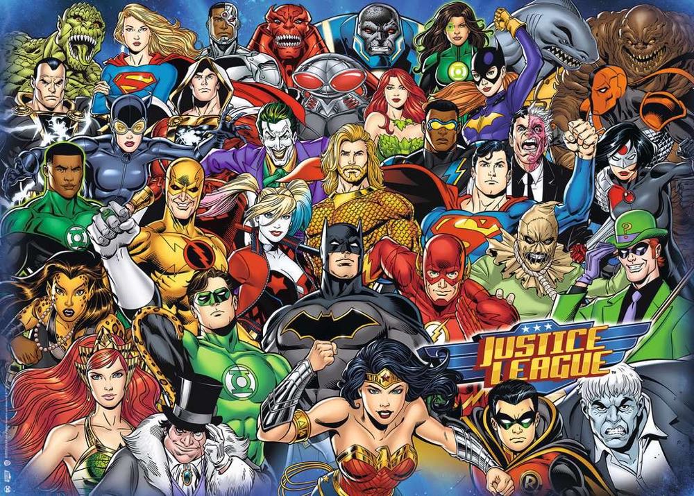 Justice League - Ravensburger puzzle collectible [Barcode 4005556168842] - Main Image 2