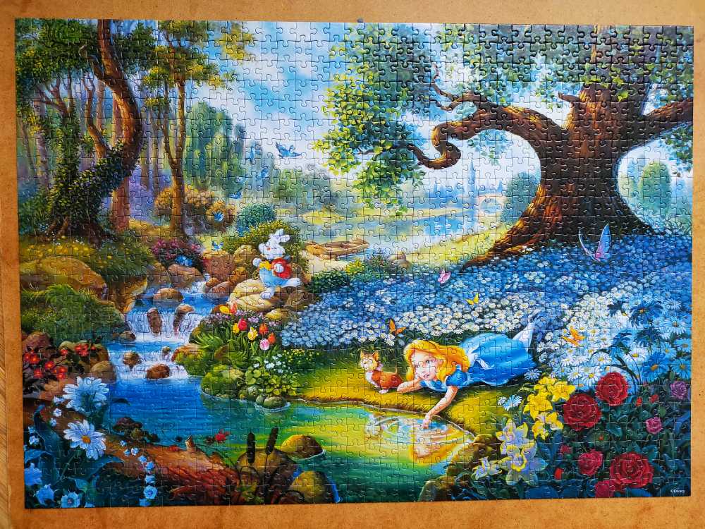 Alice In Wonderland 🟦 - Jumbo puzzle collectible [Barcode 8710126022054] - Main Image 2