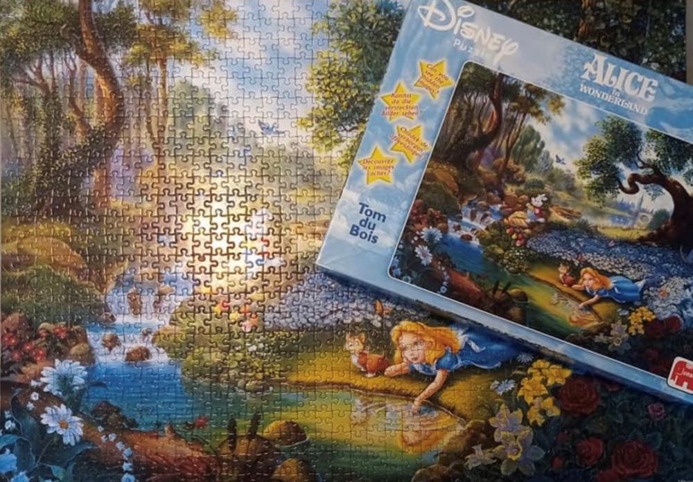 Alice In Wonderland 🟦 - Jumbo puzzle collectible [Barcode 8710126022054] - Main Image 4