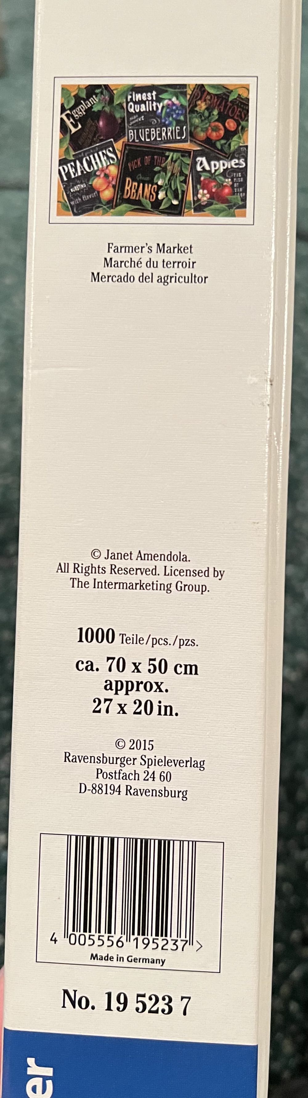 Farmer’s Market - Ravensburger puzzle collectible [Barcode 4005556195237] - Main Image 3