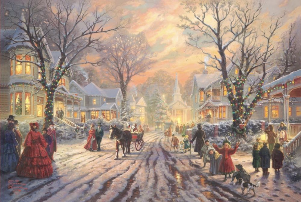 A Victorian Christmas Carol - Ceaco puzzle collectible [Barcode 021081033282] - Main Image 2