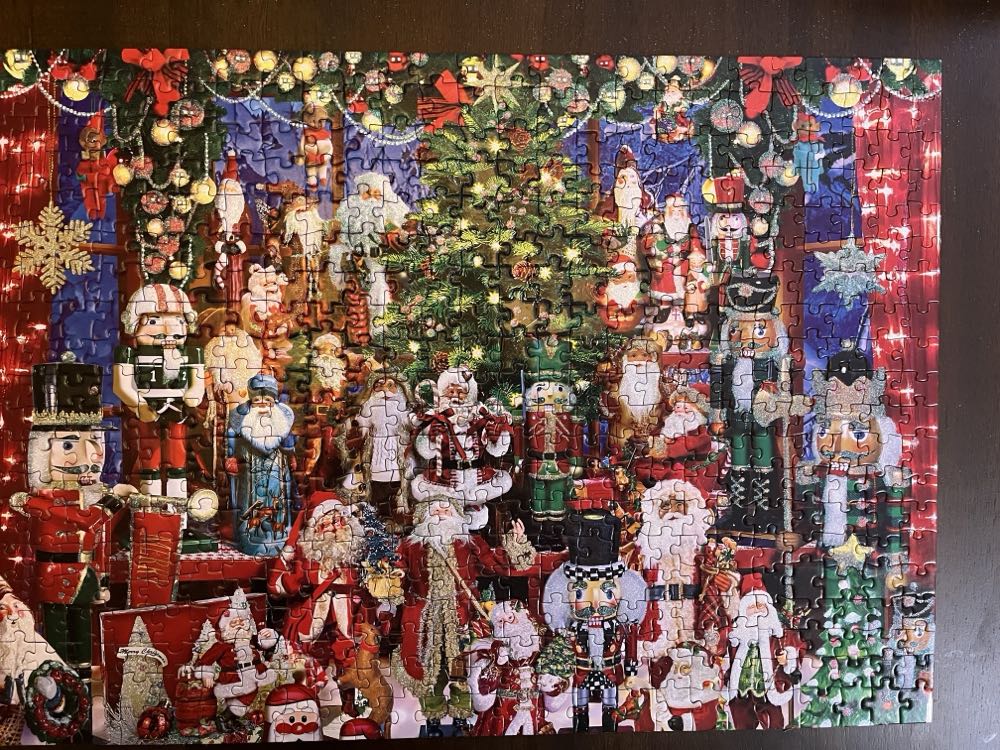 Holiday Festivities Sparkle And Shine Glitter Clear Shop Bins - Master Pieces puzzle collectible [Barcode 705988320668] - Main Image 2