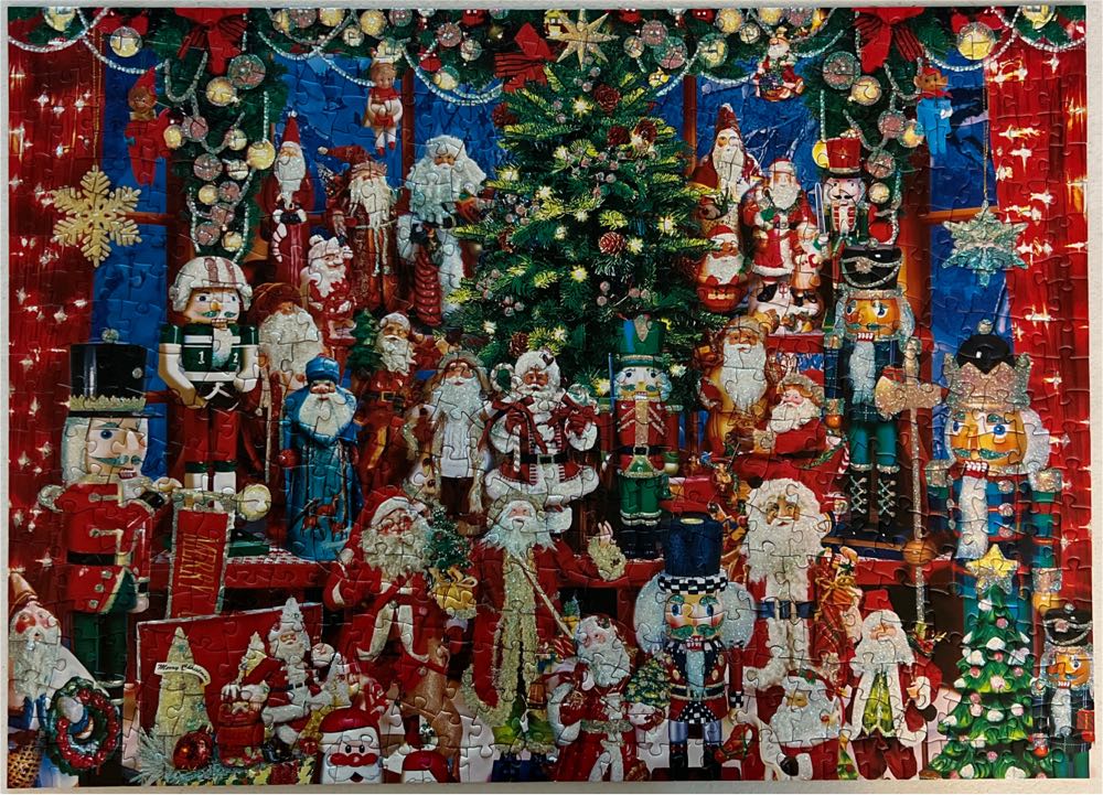 Holiday Festivities Sparkle And Shine Glitter Clear Shop Bins - Master Pieces puzzle collectible [Barcode 705988320668] - Main Image 3