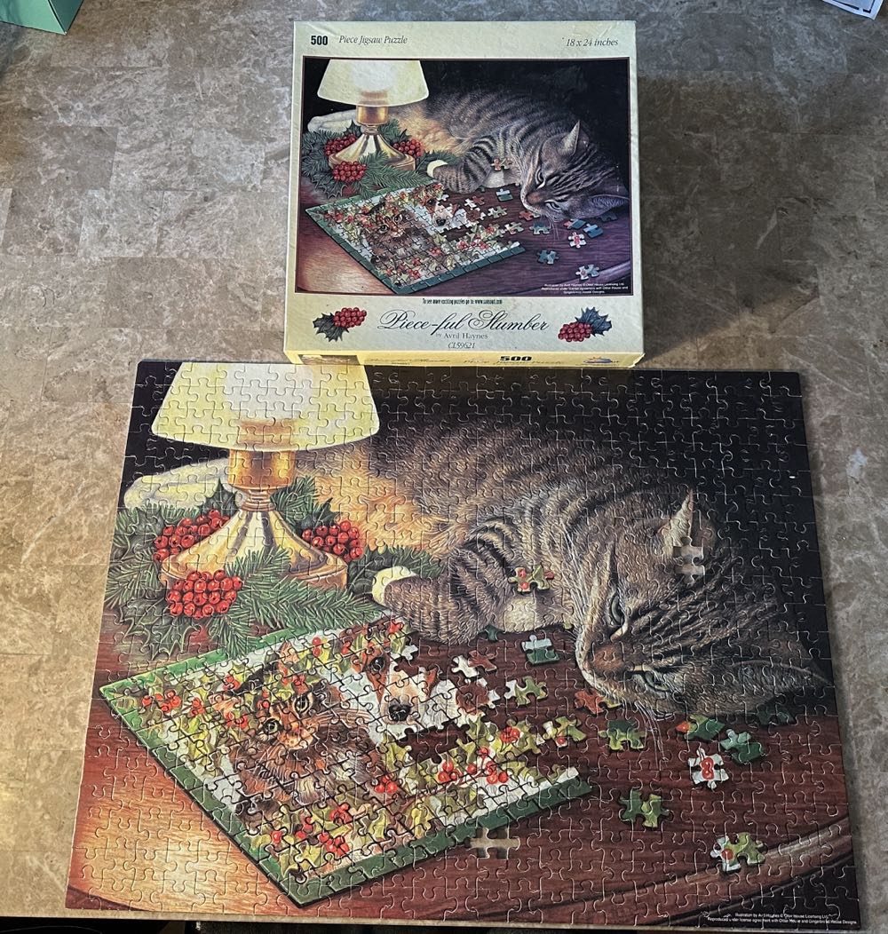 Piece-ful Slumber🆕🚪 - SunsOut puzzle collectible [Barcode 796780596214] - Main Image 2