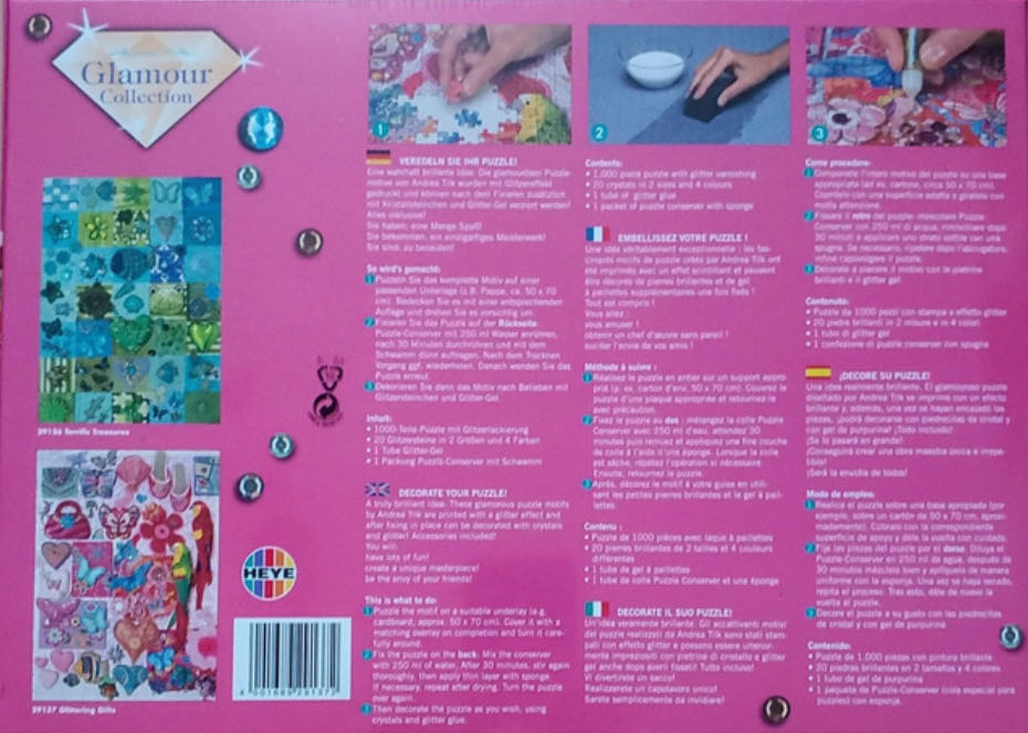 Glittering Gifts / Glamour Collection - Heye Puzzle puzzle collectible [Barcode 4001689291372] - Main Image 2