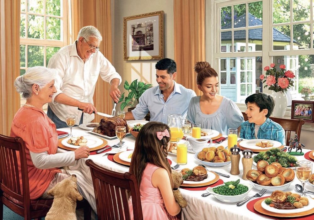 Sunday Lunch - Falcon de luxe puzzle collectible [Barcode 8710126110881] - Main Image 2
