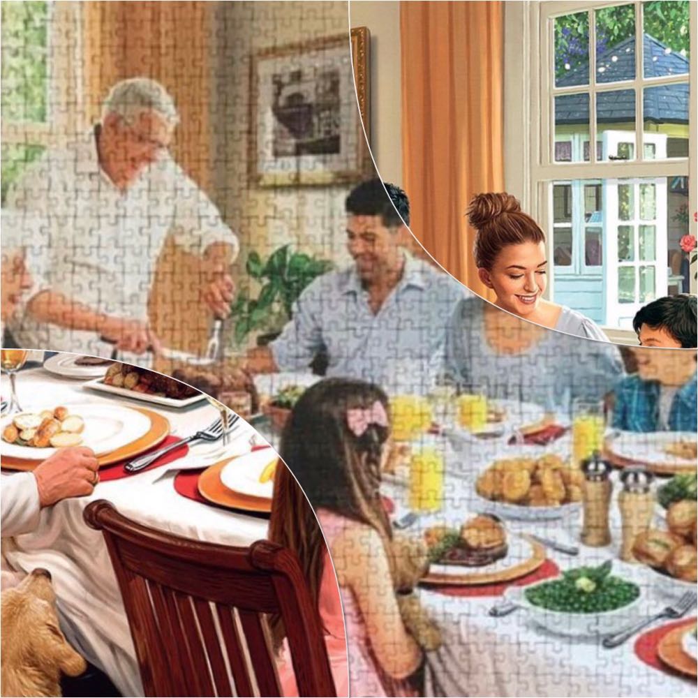 Sunday Lunch - Falcon de luxe puzzle collectible [Barcode 8710126110881] - Main Image 4