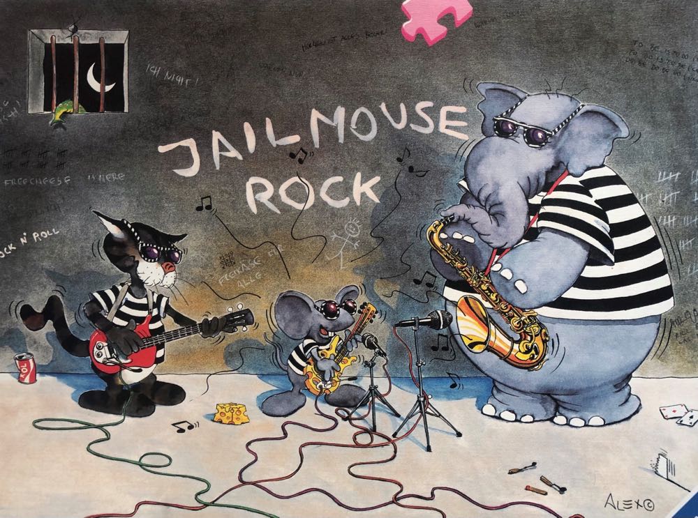 Alex Elephant - JAIL HOUSE ROCK - Ravensburger 🇩🇪 puzzle collectible [Barcode 4005556158485] - Main Image 2