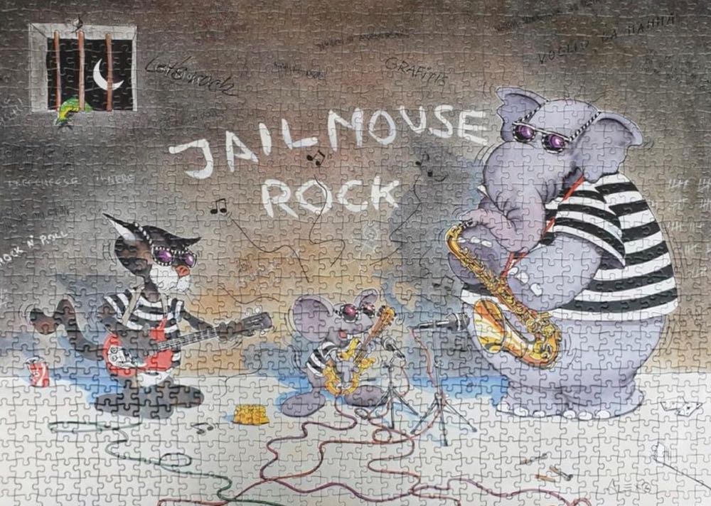 Alex Elephant - JAIL HOUSE ROCK - Ravensburger 🇩🇪 puzzle collectible [Barcode 4005556158485] - Main Image 3