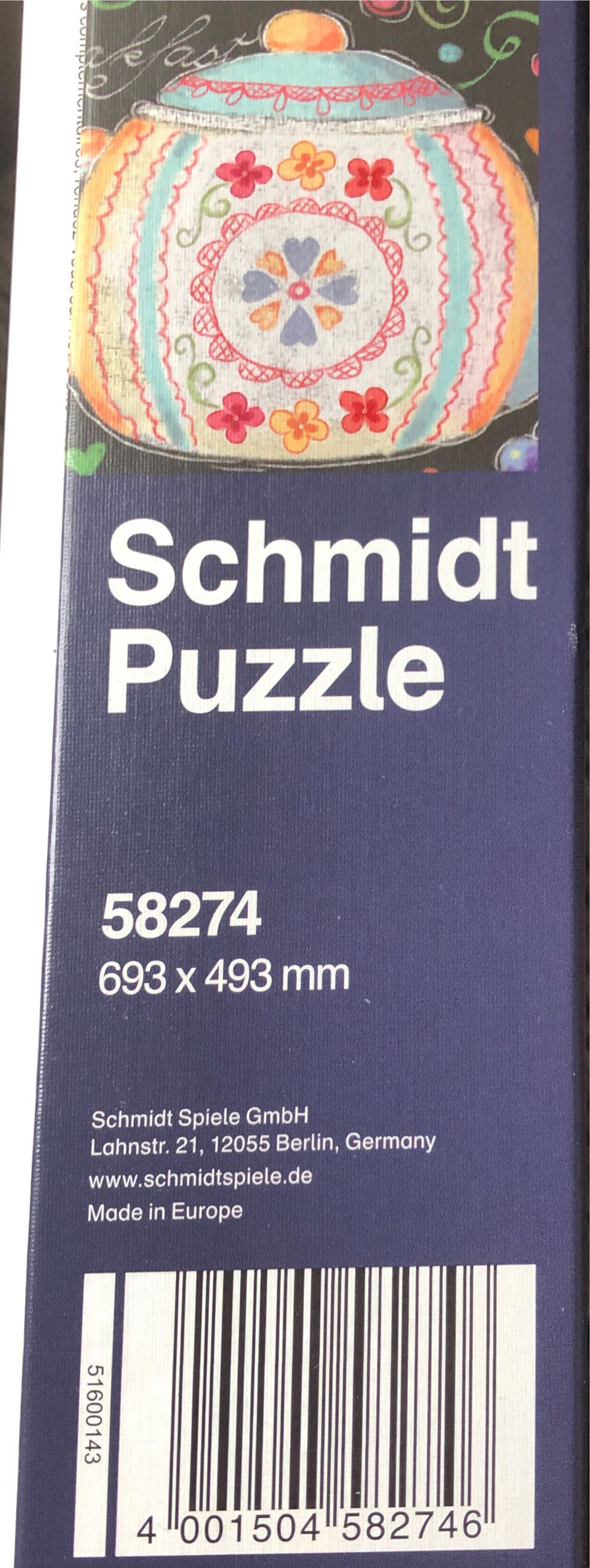 Patisserie - Schmidt puzzle collectible [Barcode 4001504582746] - Main Image 2