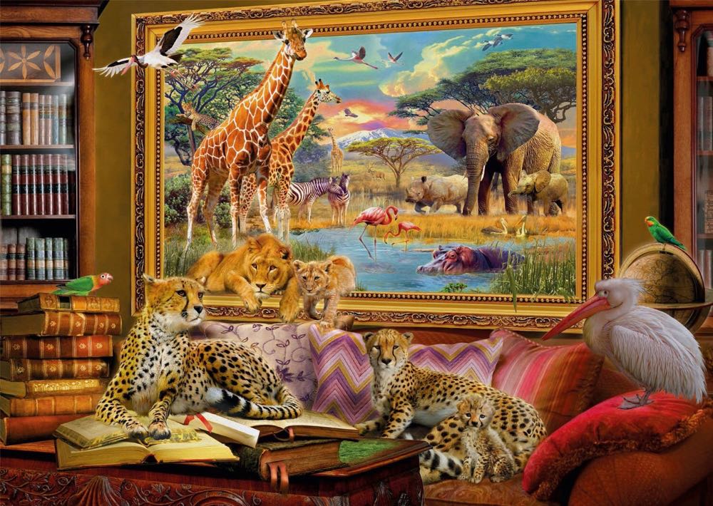Coming To Life Savannah - Schmidt Puzzle puzzle collectible [Barcode 4001504593353] - Main Image 2