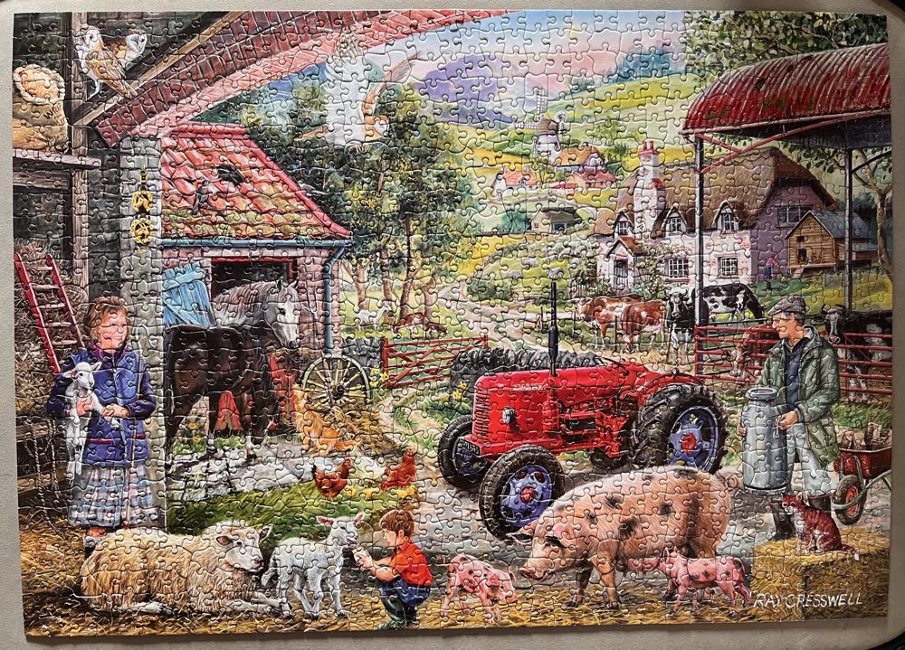 On The Farm (No 2) - HOP 🇬🇧 puzzle collectible [Barcode 5060002002483] - Main Image 2