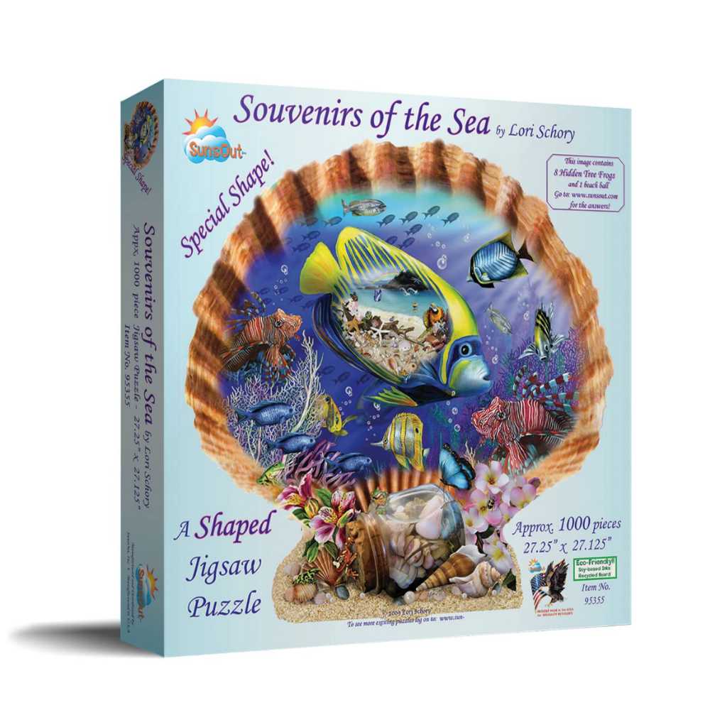 Sunsout Souvenirs Of The Sea - SUNSOUT INC puzzle collectible [Barcode 796780953550] - Main Image 3
