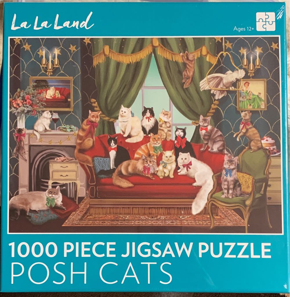 Eurographics Black Labs In Pink Box 500 Piece Puzzle