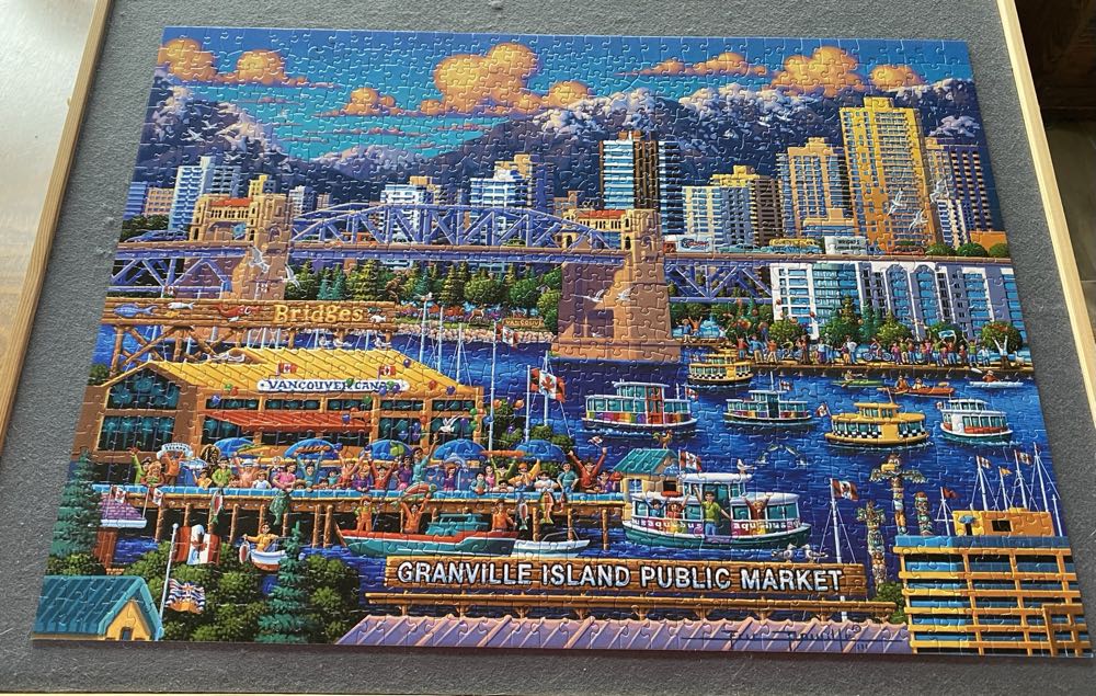 Dowdle—Granville Island - Dowdle puzzle collectible [Barcode 671095103824] - Main Image 2
