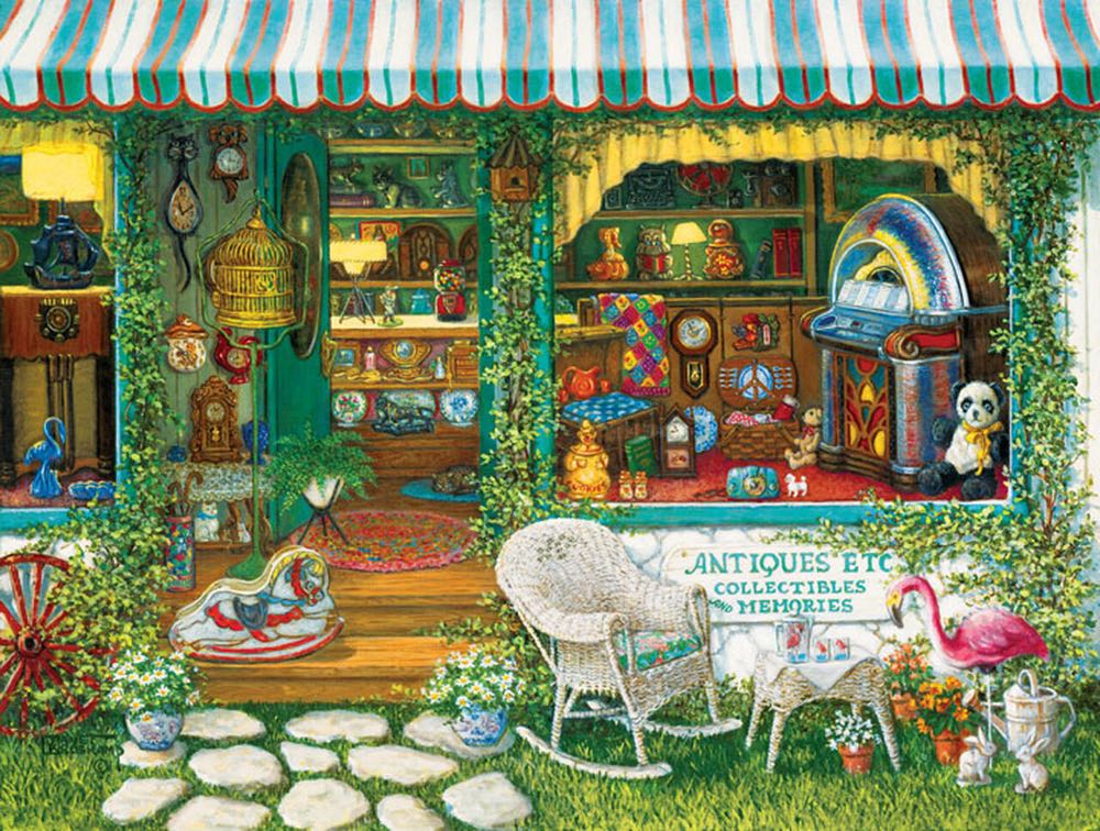 Antique Etc - Masterpieces Inc puzzle collectible [Barcode 705988614088] - Main Image 2