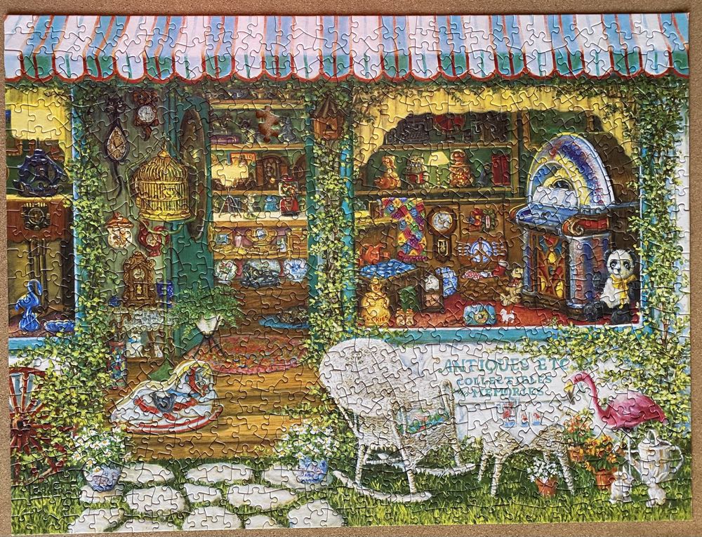 Antique Etc - Masterpieces Inc puzzle collectible [Barcode 705988614088] - Main Image 3