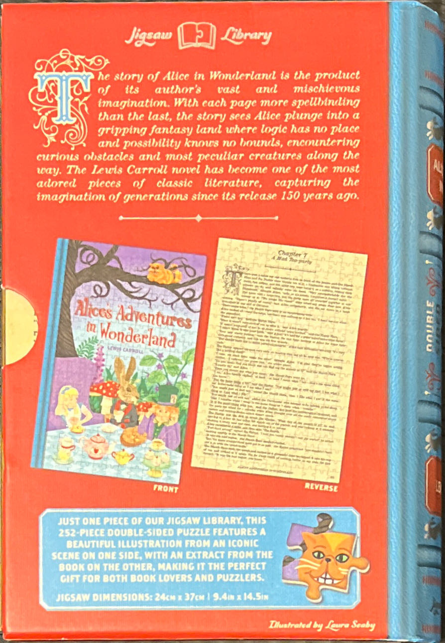 Alice’s Adventures In Wonderland - Professor Puzzle puzzle collectible [Barcode 5056297205982] - Main Image 2