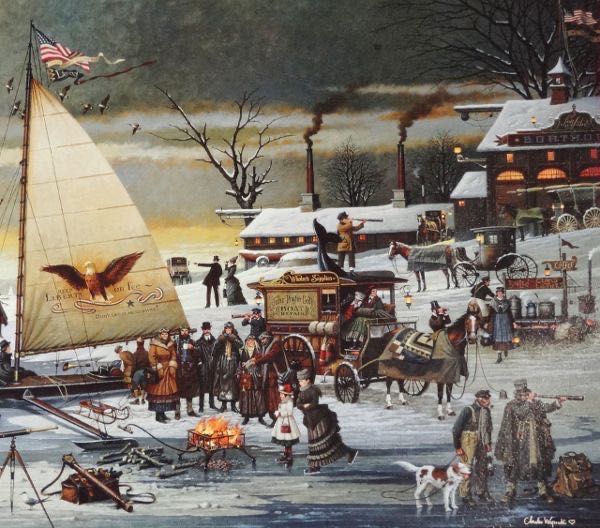 Ice Riders Of Chesapeake Bay - Mb puzzle collectible - Main Image 1