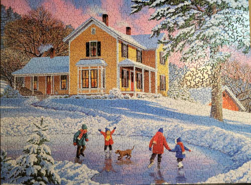 Skating Party - Bits And Pieces puzzle collectible [Barcode 192949059390] - Main Image 2