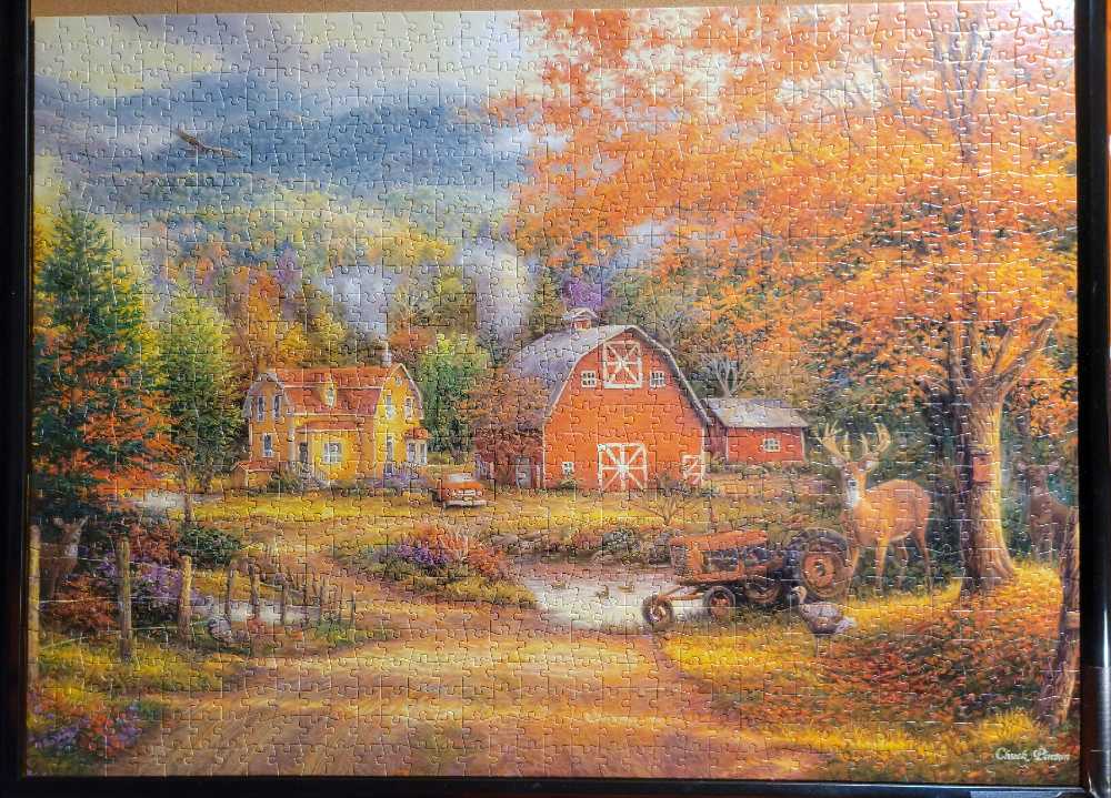 Country Roads Take Me Home (BAV) 🧩 - Buffalo puzzle collectible [Barcode 079346123131] - Main Image 2