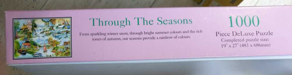 Through The Seasons - House of Puzzles Ltd HOP, The puzzle collectible [Barcode 5060002001363] - Main Image 2