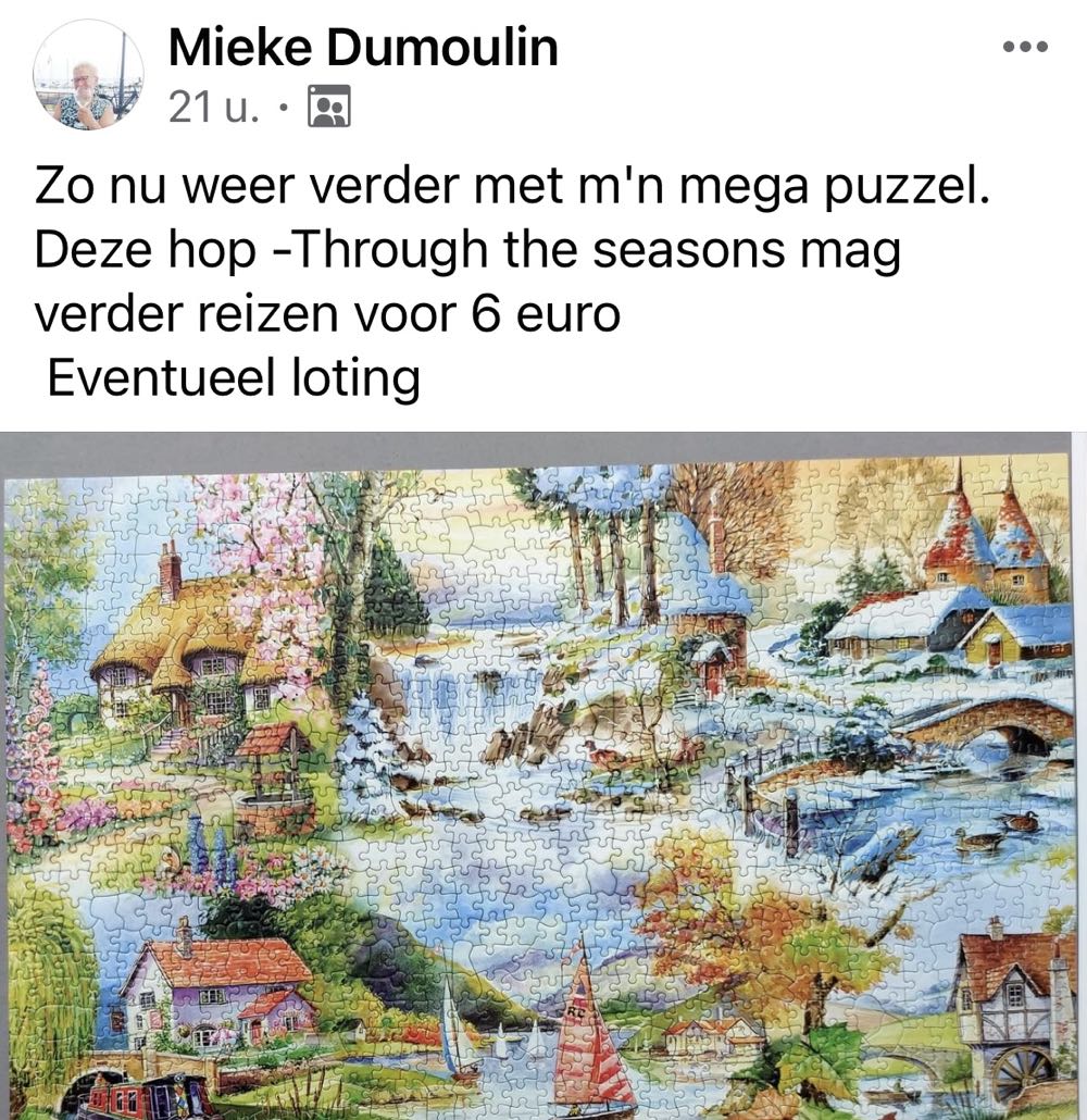 Through The Seasons - House of Puzzles Ltd HOP, The puzzle collectible [Barcode 5060002001363] - Main Image 4